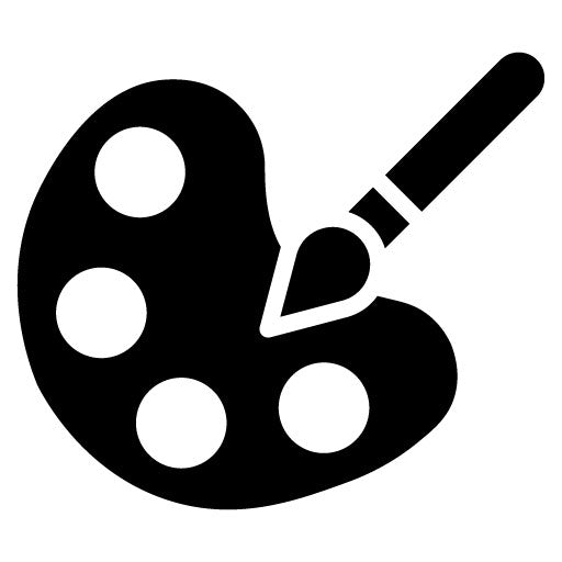 Fabric Paint Glyph Icon
