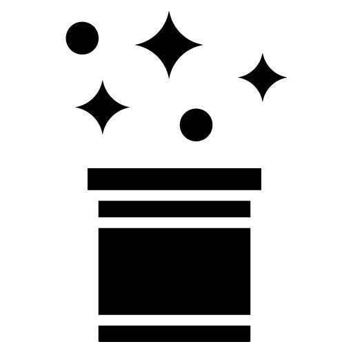 Glitter Glyph Icon