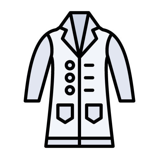 Clothes Lab Coat Filled Icon