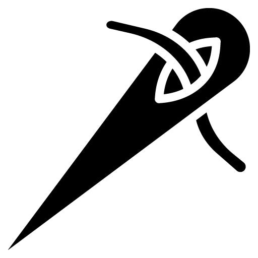 Sewing Needle Glyph Icon