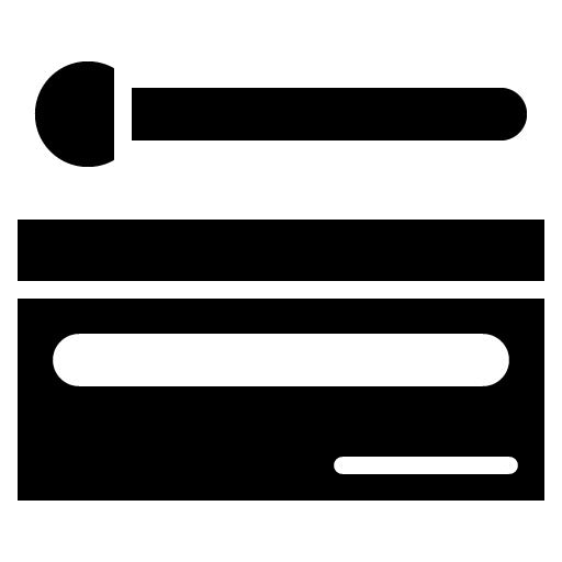 Woodblock Glyph Icon