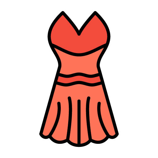 Cocktail Dress Filled Icon