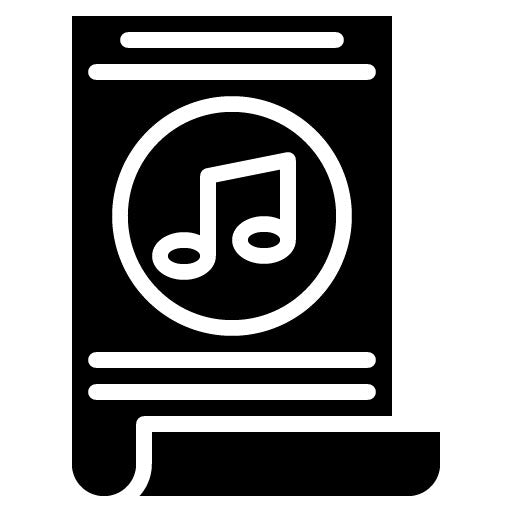 Band Poster Glyph Icon