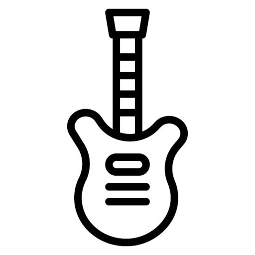 Bass Guitar Icon | Rock and Roll