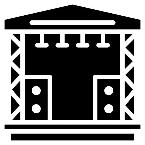 Stage Glyph Icon | Rock and Roll