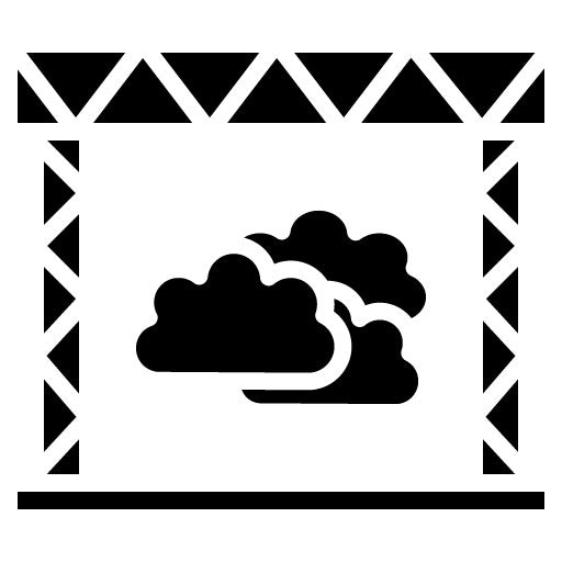 Stage Smoke Glyph Icon