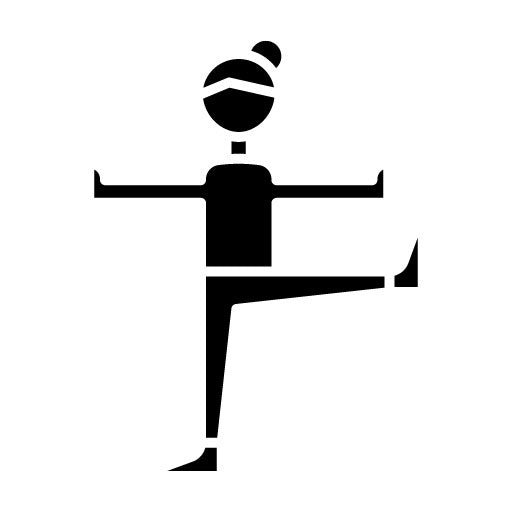 Balance Glyph Icon | Pilates