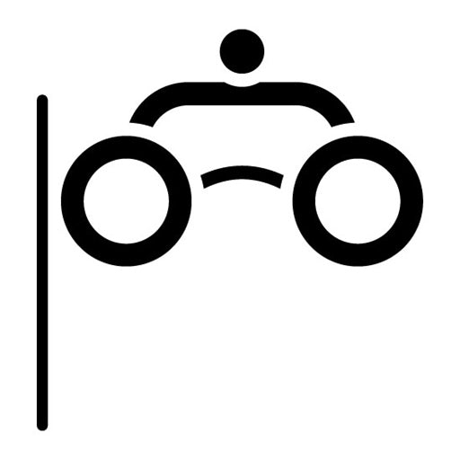 Binoculars Glyph Icon | Cruiser