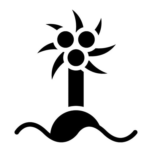Cruise Palm Tree Glyph Icon