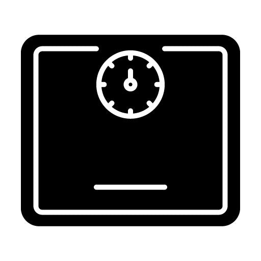 Body Scale Glyph Icon