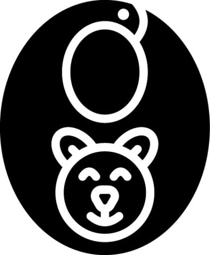 Bib Glyph Icon | Raising Children