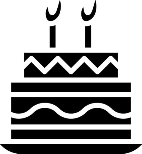 Birthday Cake Glyph Icon | Raising Children