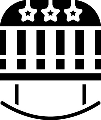 Crib Glyph Icon | Raising Children