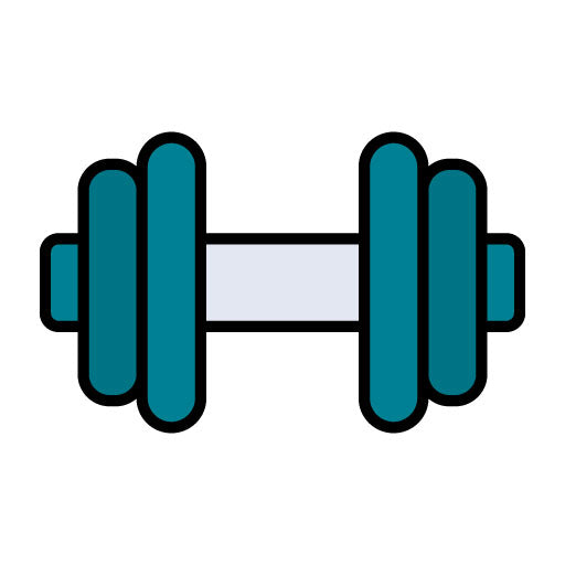 Dumbbells Filled Icon