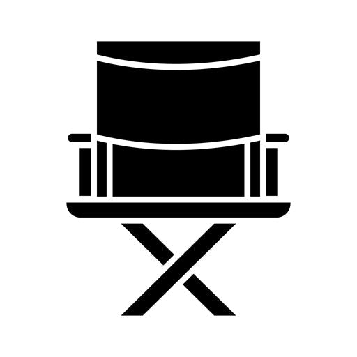 Director Chair Glyph Icon