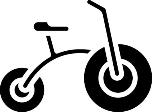 Tricycle Glyph Icon