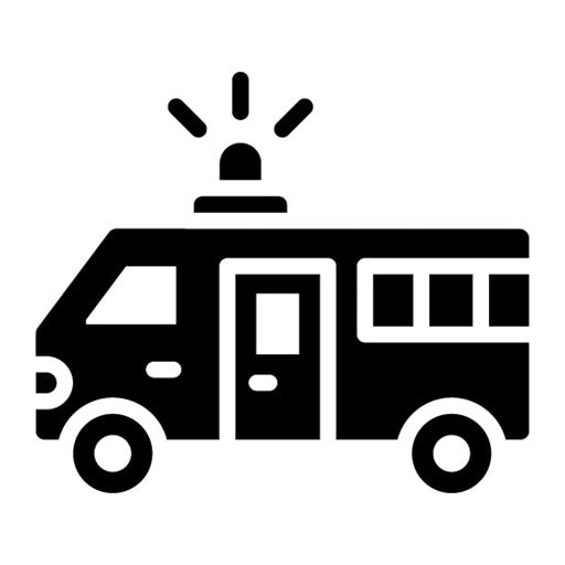 Ambulance Glyph Icon | Rescue And Response