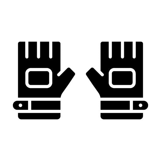 Glove Glyph Icon