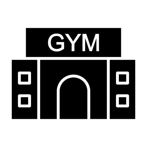 Gym Glyph Icon | Pilates
