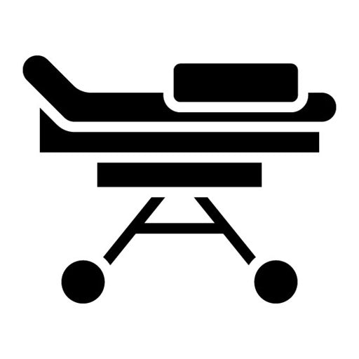 Stretcher Glyph Icon | Rescue And Response