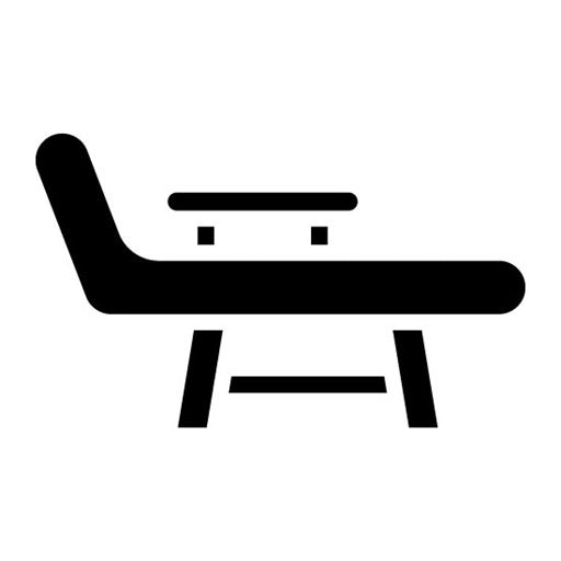 Beach Chair Glyph Icon | Retirement