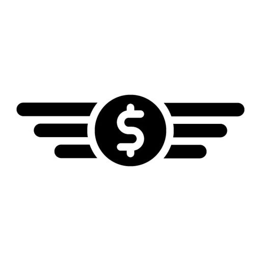 Financial Independence Glyph Icon