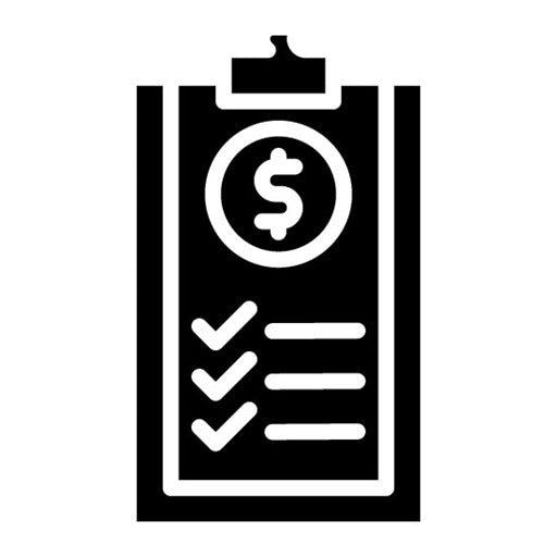 Financial Planning Glyph Icon