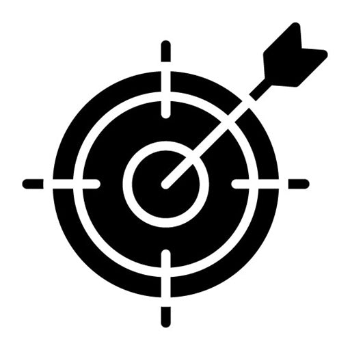 Goals Glyph Icon | Retirement