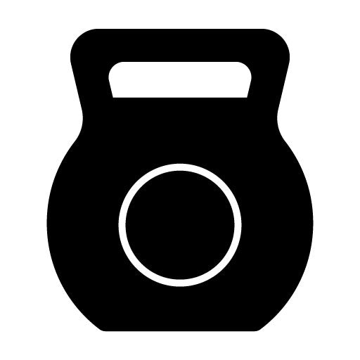 Kettlebell Glyph Icon | Pilates