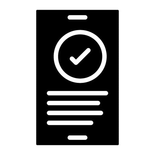 Authentication Glyph Icon | Information Security