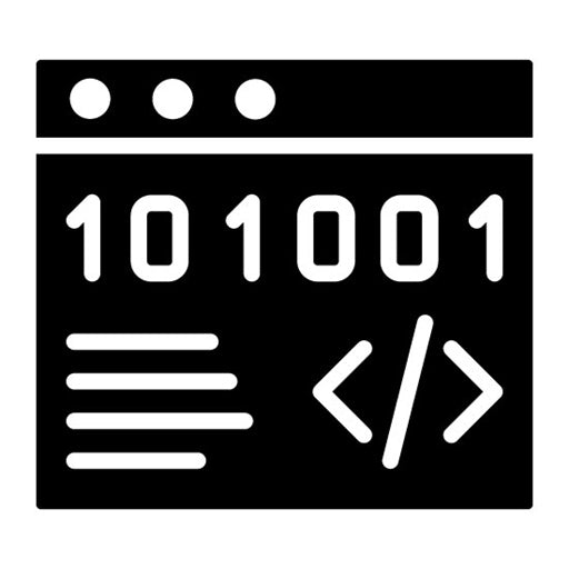 Code Glyph Icon | Information Security