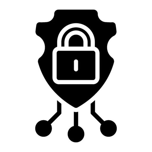 Cyber defense Glyph Icon