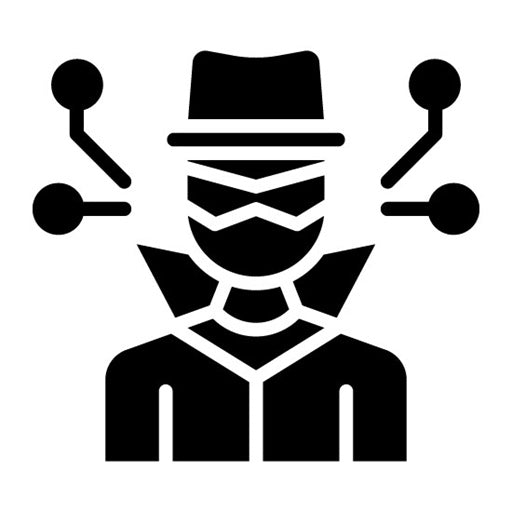 Cyber inspector Glyph Icon