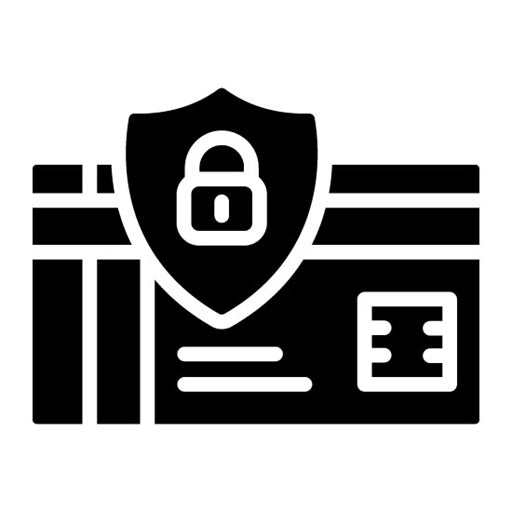 Secure transaction Glyph Icon