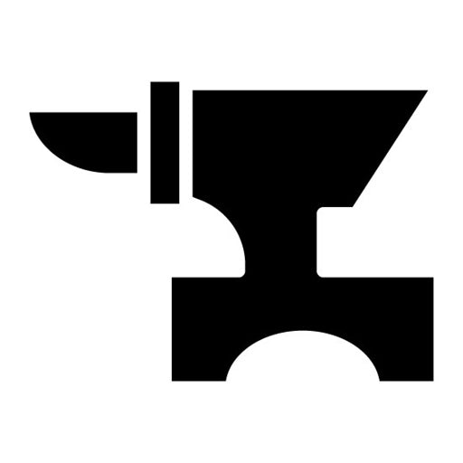 Anvil Glyph Icon | Mining And Crafting
