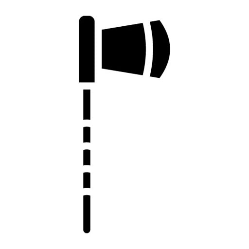Axe Glyph Icon | Mining And Crafting