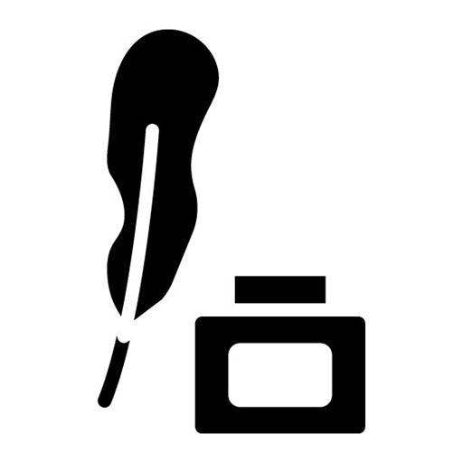Feather Glyph Icon | Mining And Crafting