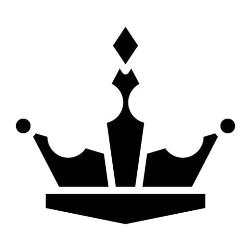 Gold Crown Glyph Icon