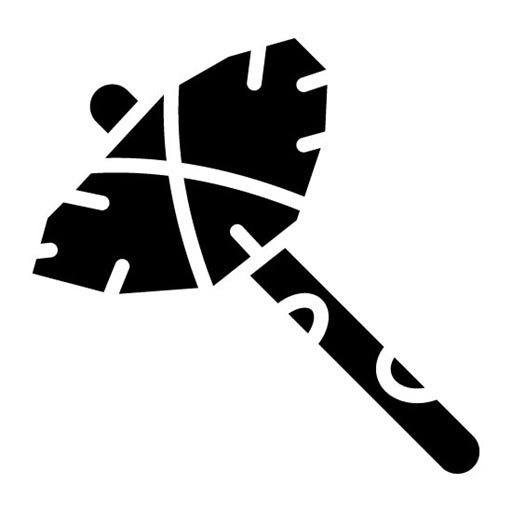 Stone Hammer Glyph Icon
