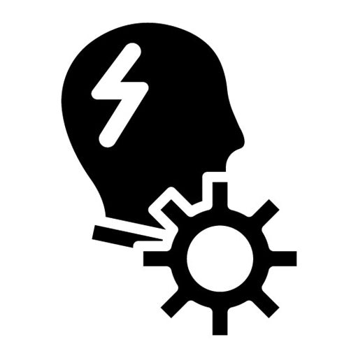 Pain Management Glyph Icon | Psychiatric Hospitals
