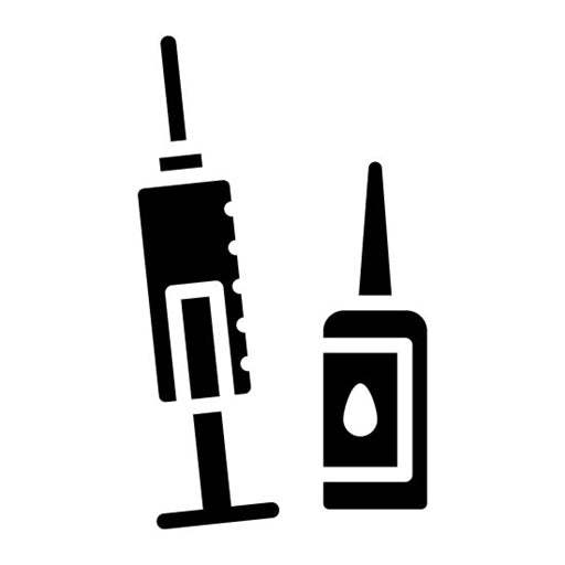 Vaccine Injection Glyph Icon