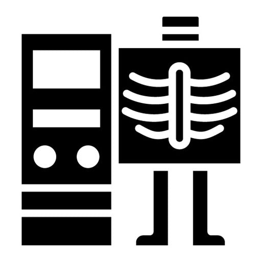 X-ray Machine Glyph Icon