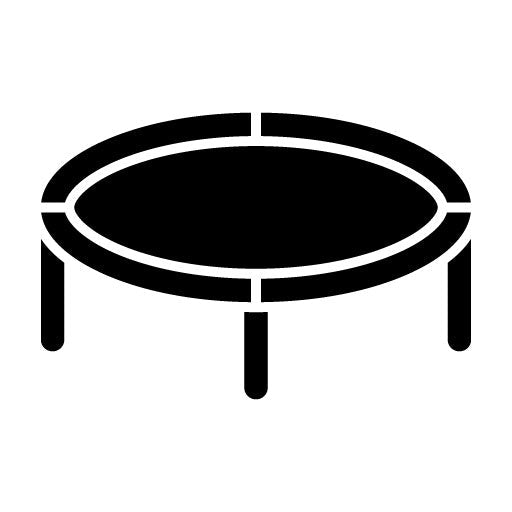 Trampoline Glyph Icon | Pilates