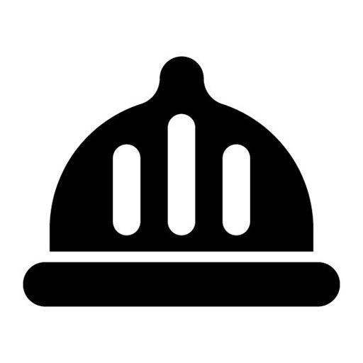 Safety Helmet Glyph Icon | Oil And Gas
