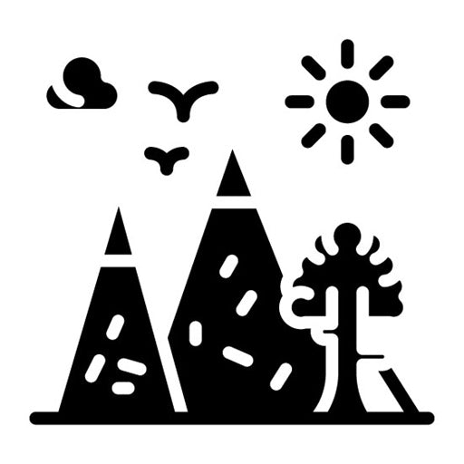 Adventure Together Glyph Icon