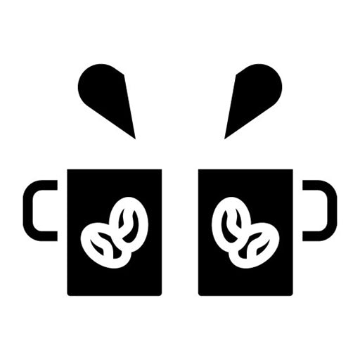 Coffee Date Glyph Icon