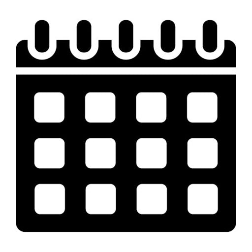 Date Calendar Glyph Icon