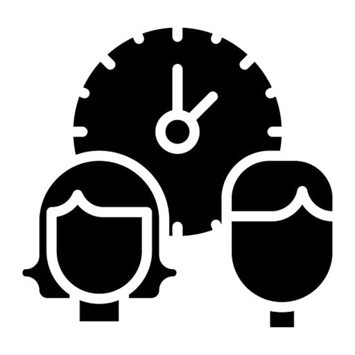 Speed Dating Glyph Icon