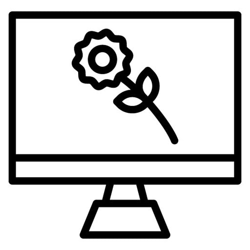 Virtual Flowers Icon