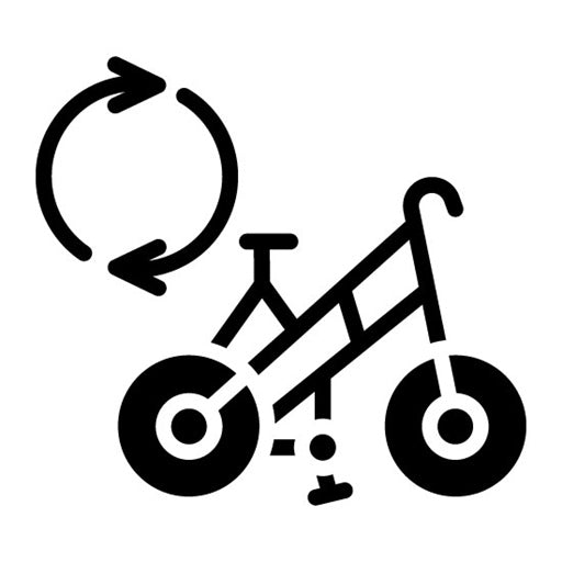 Bike Sharing Glyph Icon